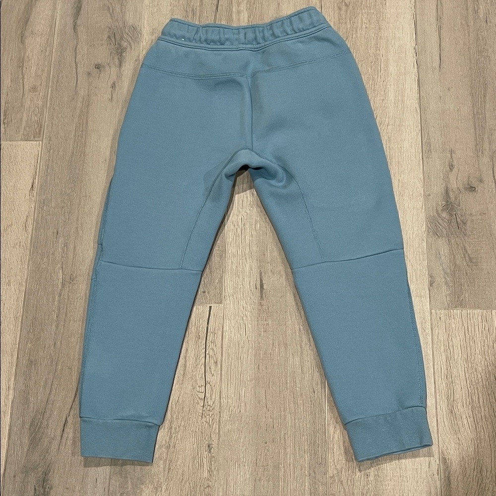 Nike Sportswear Tech Fleece Big Kids' (Boys') Pants Size S Denim Turquoise - Picture 3 of 10